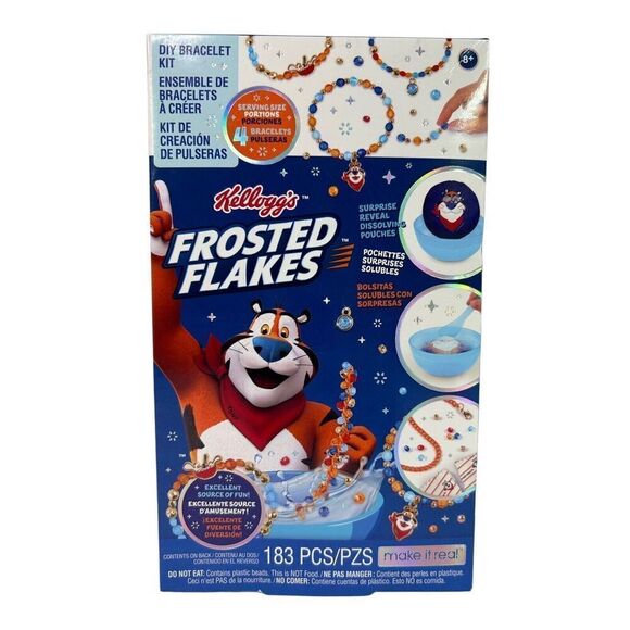 Make It Real: Kellogg's Frosted Flakes Jewelry Kit “Not Food” - Picture 1 of 5